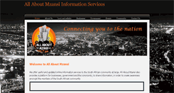 Desktop Screenshot of allaboutmzansi.com